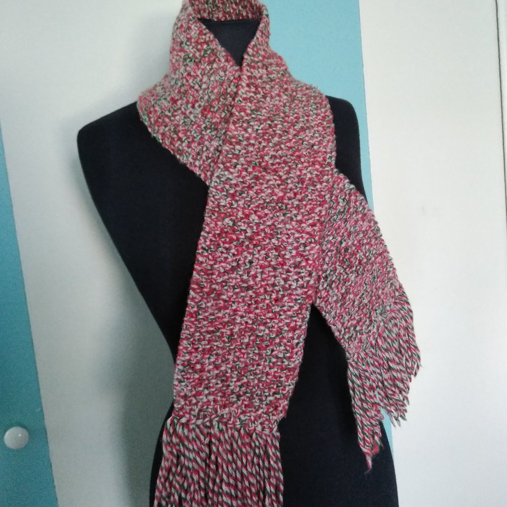 Handmade Crochet Holiday Scarf - Picture 5 of 9